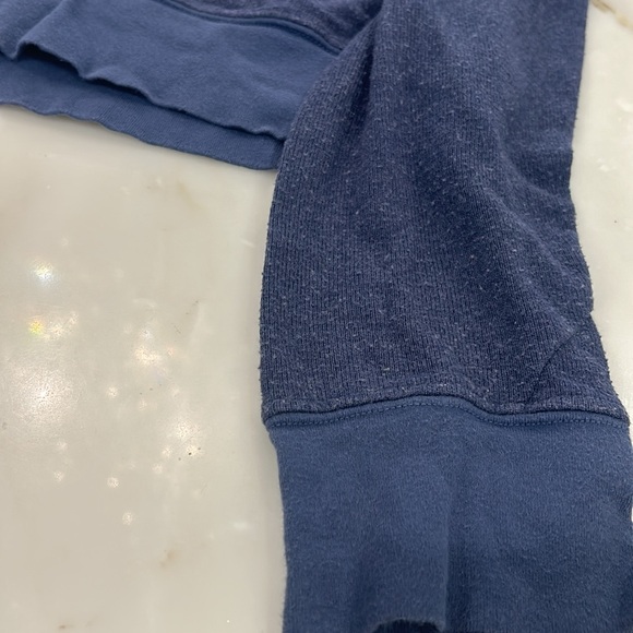 Wildfox Blue Sweatshirt with Heart & Feathers-M - Picture 3 of 5